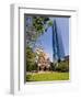 Trinity Church and the John Hancock Tower, Copley Square, Boston, Massachusetts, USA-Amanda Hall-Framed Photographic Print