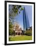 Trinity Church and the John Hancock Tower, Copley Square, Boston, Massachusetts, USA-Amanda Hall-Framed Photographic Print