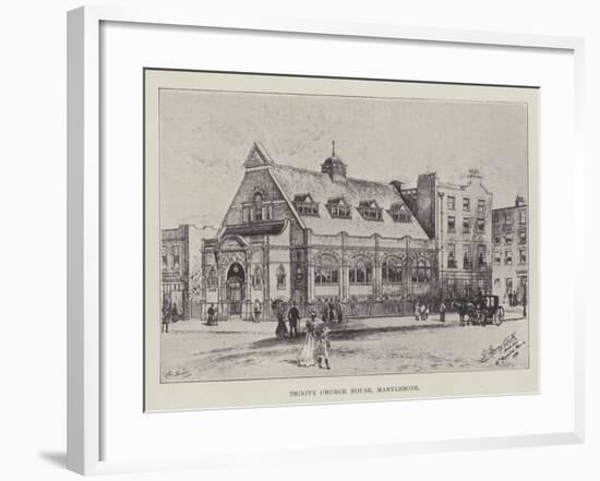 Trinity Church House, Marylebone-null-Framed Giclee Print