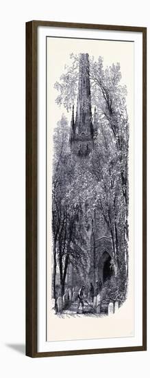 Trinity Church Manhattan New York United States of America-null-Framed Giclee Print