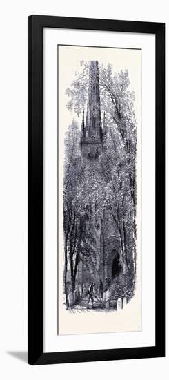 Trinity Church Manhattan New York United States of America-null-Framed Giclee Print