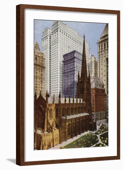 Trinity Church, New York City, USA-null-Framed Photographic Print