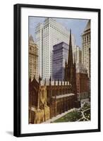 Trinity Church, New York City, USA-null-Framed Photographic Print