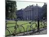 Trinity College and bicycles, Dublin, Ireland-Alan Klehr-Mounted Photographic Print