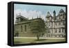 Trinity College and President's House-English Photographer-Framed Stretched Canvas