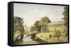 Trinity College at Cambridge University-Bradford Rudge-Framed Stretched Canvas