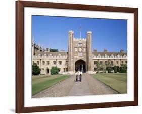 Trinity College, Cambridge, Cambridgeshire, England, United Kingdom-Steve Bavister-Framed Photographic Print