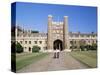 Trinity College, Cambridge, Cambridgeshire, England, United Kingdom-Steve Bavister-Stretched Canvas