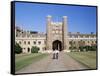 Trinity College, Cambridge, Cambridgeshire, England, United Kingdom-Steve Bavister-Framed Stretched Canvas