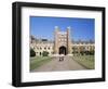 Trinity College, Cambridge, Cambridgeshire, England, United Kingdom-Steve Bavister-Framed Photographic Print