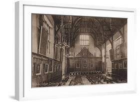 Trinity College, Dining Hall, Cambridge-null-Framed Photographic Print