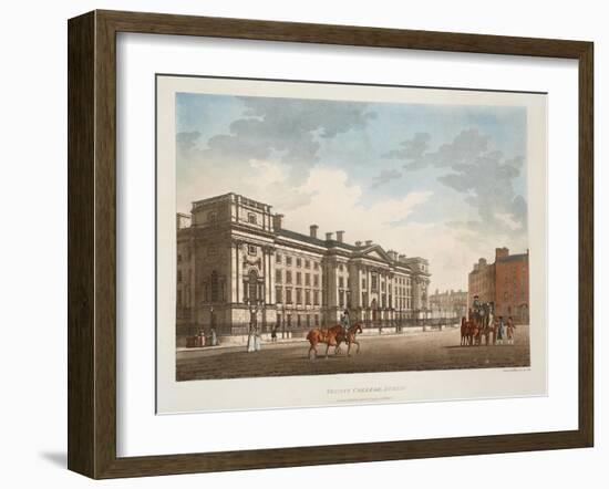 Trinity College, Dublin, 1793-James Malton-Framed Giclee Print