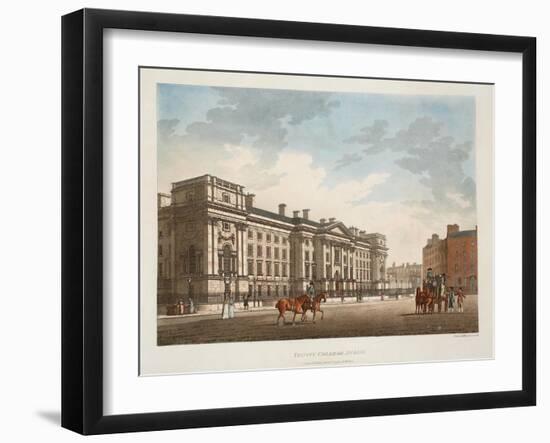 Trinity College, Dublin, 1793-James Malton-Framed Giclee Print