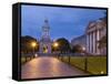 Trinity College, Early Evening, Dublin, Republic of Ireland, Europe-Martin Child-Framed Stretched Canvas