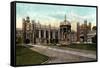 Trinity College Fountain, Cambridge, Cambridgeshire, Late 19th Century-null-Framed Stretched Canvas