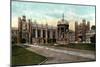 Trinity College Fountain, Cambridge, Cambridgeshire, Late 19th Century-null-Mounted Giclee Print