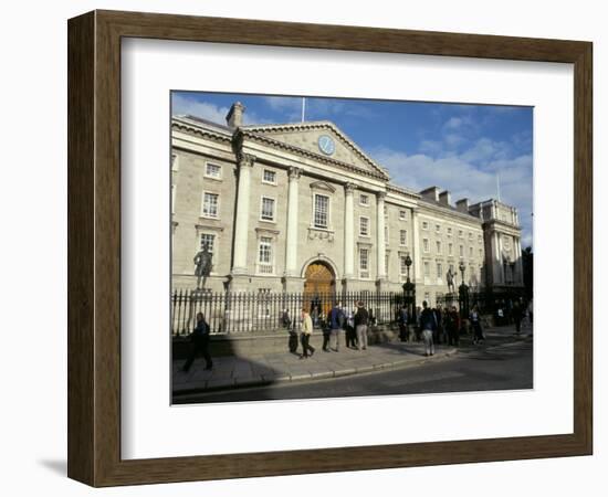 Trinity College Old Library Built Between 1712 and 1732, College Green, Dublin, Republic of Ireland-Pearl Bucknall-Framed Photographic Print