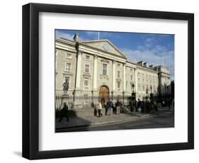 Trinity College Old Library Built Between 1712 and 1732, College Green, Dublin, Republic of Ireland-Pearl Bucknall-Framed Photographic Print