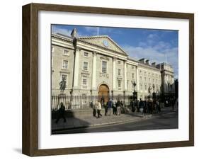 Trinity College Old Library Built Between 1712 and 1732, College Green, Dublin, Republic of Ireland-Pearl Bucknall-Framed Photographic Print