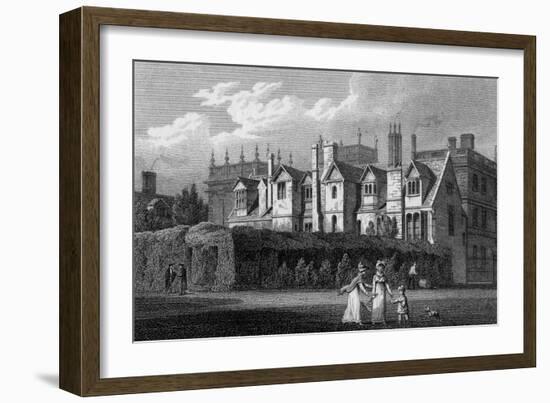 Trinity College, Oxford-J and HS Storer-Framed Art Print