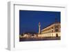 Trinity Column and High School in Main Square, Keszthely, Lake Balaton, Hungary, Europe-Ian Trower-Framed Photographic Print