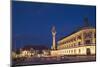 Trinity Column and High School in Main Square, Keszthely, Lake Balaton, Hungary, Europe-Ian Trower-Mounted Photographic Print