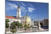 Trinity Column and Town Hall in Szechenyi Square, Pecs, Southern Transdanubia, Hungary, Europe-Ian Trower-Mounted Photographic Print