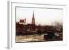 Trinity from the River, 1880-Arthur Quartley-Framed Giclee Print