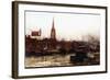 Trinity from the River, 1880-Arthur Quartley-Framed Giclee Print