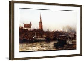 Trinity from the River, 1880-Arthur Quartley-Framed Giclee Print