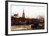 Trinity from the River, 1880-Arthur Quartley-Framed Giclee Print