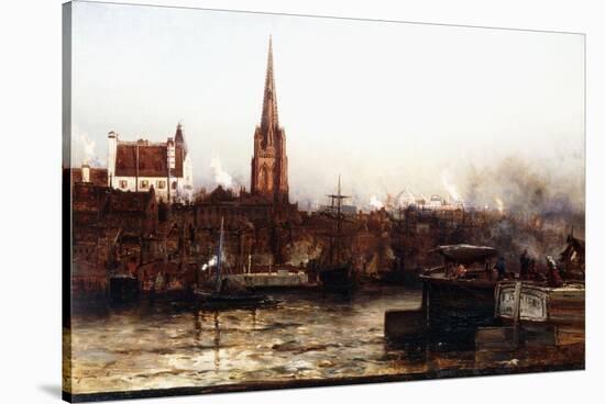 Trinity from the River, 1880-Arthur Quartley-Stretched Canvas