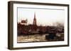 Trinity from the River, 1880-Arthur Quartley-Framed Giclee Print