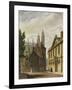 Trinity Hall, Cambridge, from The History of Cambridge, Engraved by Joseph Constantine Stadler-Augustus Charles Pugin-Framed Giclee Print