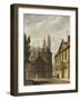 Trinity Hall, Cambridge, from The History of Cambridge, Engraved by Joseph Constantine Stadler-Augustus Charles Pugin-Framed Giclee Print