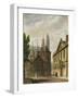Trinity Hall, Cambridge, from The History of Cambridge, Engraved by Joseph Constantine Stadler-Augustus Charles Pugin-Framed Giclee Print
