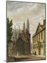 Trinity Hall, Cambridge, from The History of Cambridge, Engraved by Joseph Constantine Stadler-Augustus Charles Pugin-Mounted Giclee Print