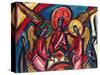 Trinity in Dark Tones, Genesis 18, 1994-Alek Rapoport-Stretched Canvas