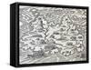 Trinity Island, Engraving from Universal Cosmology-Andre Thevet-Framed Stretched Canvas