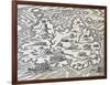 Trinity Island, Engraving from Universal Cosmology-Andre Thevet-Framed Giclee Print