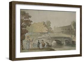 Trinity Library, Cambridge, 18th-19th Century-Thomas Rowlandson-Framed Giclee Print