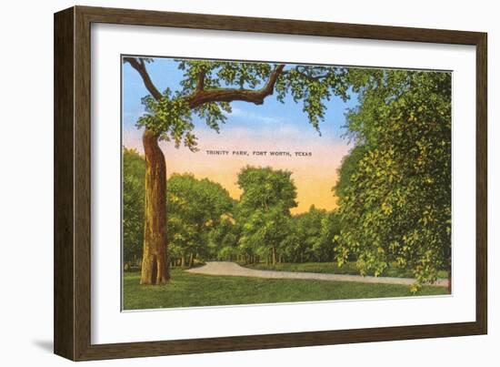 Trinity Park, Fort Worth, Texas-null-Framed Art Print