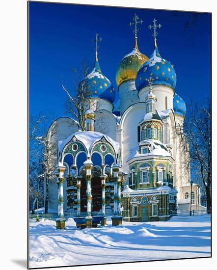 Trinity St. Sergius Monastery, Sergiev Posad, Golden Ring, Russia-null-Mounted Art Print