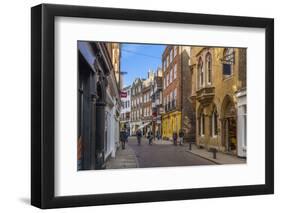 Trinity Street, Cambridge, Cambridgeshire, England, United Kingdom, Europe-Alan Copson-Framed Photographic Print