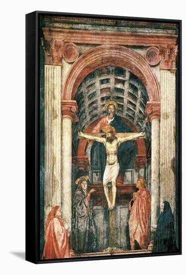 Trinity-Masaccio-Framed Stretched Canvas