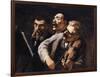 Trio d'amateurs-Honoré Daumier-Framed Giclee Print