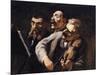 Trio d'amateurs-Honoré Daumier-Mounted Giclee Print