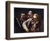 Trio d'amateurs-Honoré Daumier-Framed Giclee Print