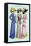 Trio in Hats-null-Framed Stretched Canvas