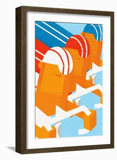 Trio Racers-Dale Edwin Murray-Framed Giclee Print